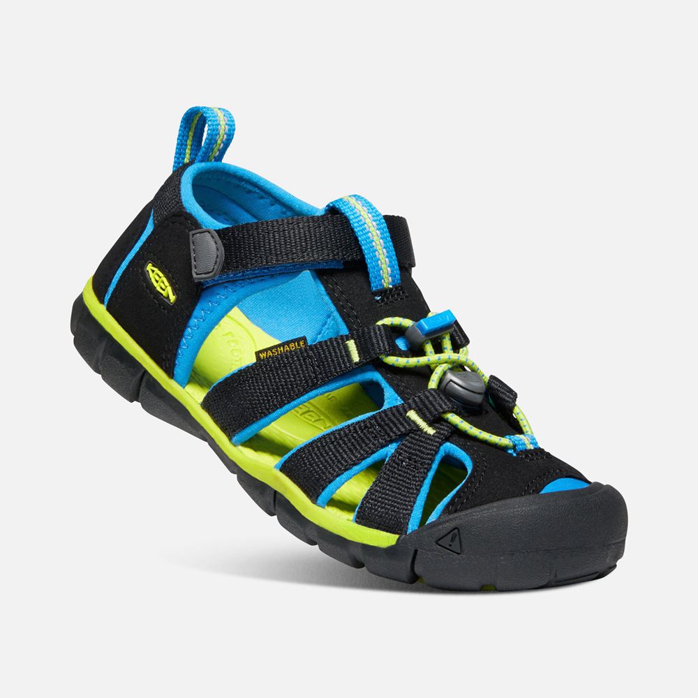 Keen Sandaal Kinderen Zwart/Blauw - Seacamp Ii Cnx - 83276-URSH